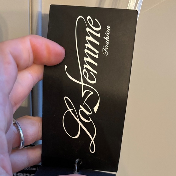 NWT La Femme Dancing with the Stars inspired 100% silk gorgeous dress! Sz 0 - Picture 9 of 11